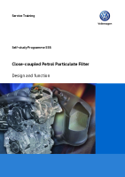 VW - SSP 558_Close-coupled Petrol Particulate Filter - Self Study Programme 